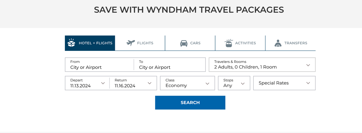 Wyndham Travel Packages